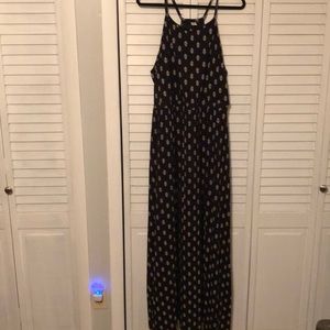 Old Navy cinch waist maxi dress